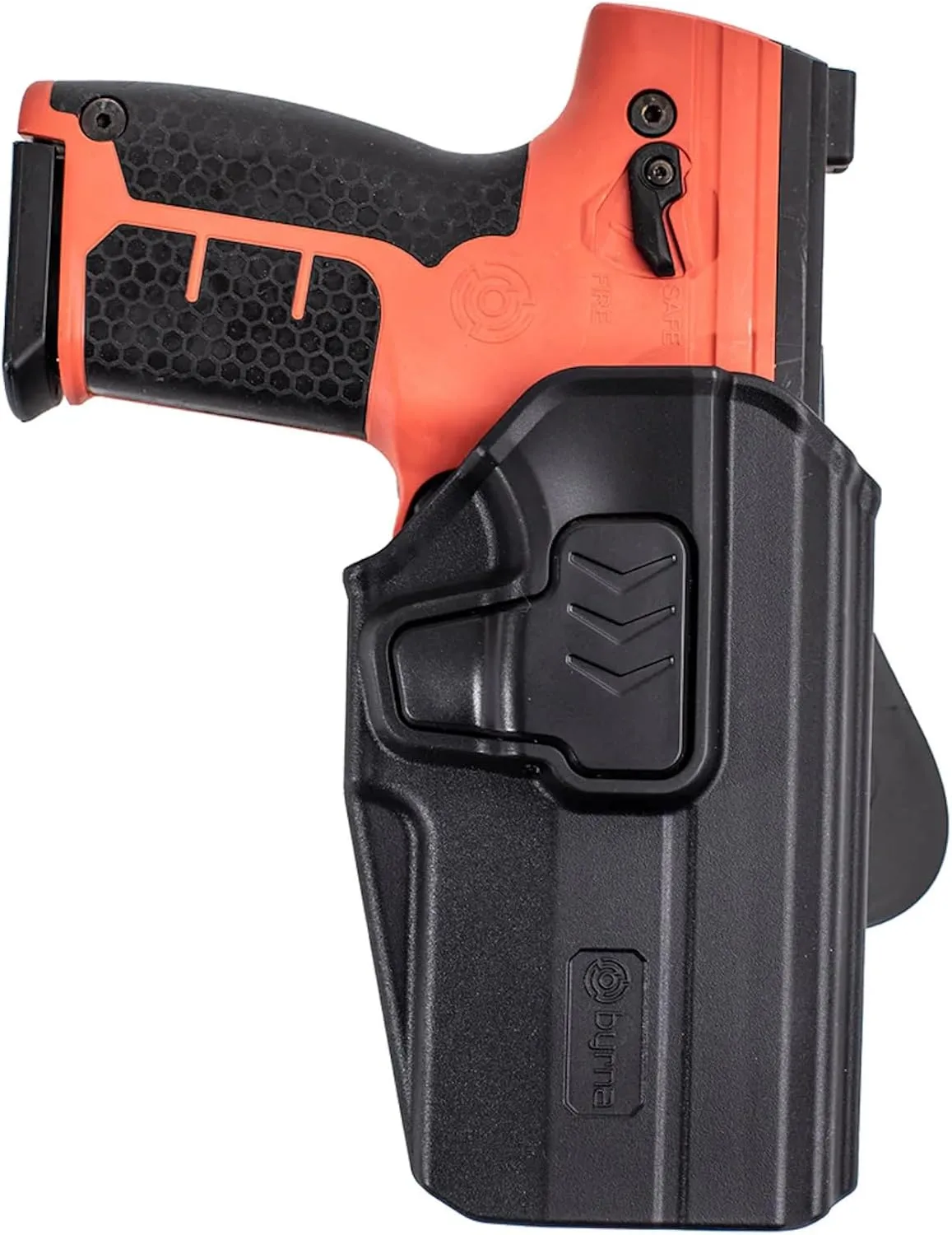 BYRNA Level II Holster with Paddle Attachment for Byrna Pistol-Style Launchers