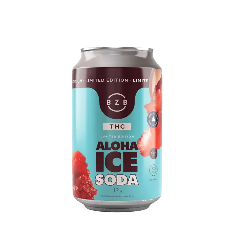 BZB Aloha Ice Soda - 12oz | Case of 24