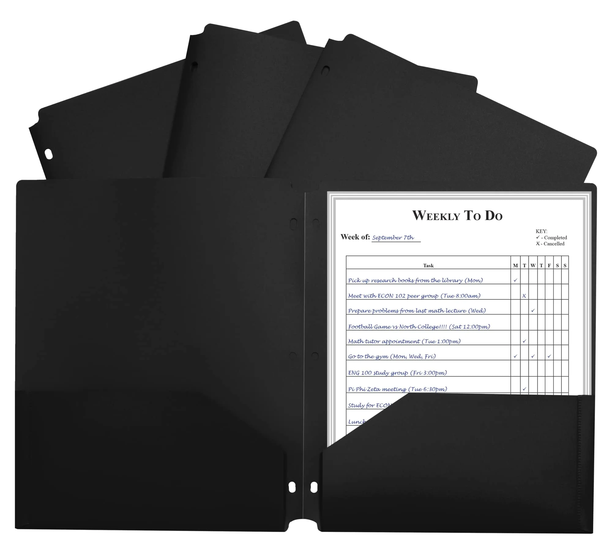 C-Line 2-Pocket Heavyweight Poly Portfolio Pocket