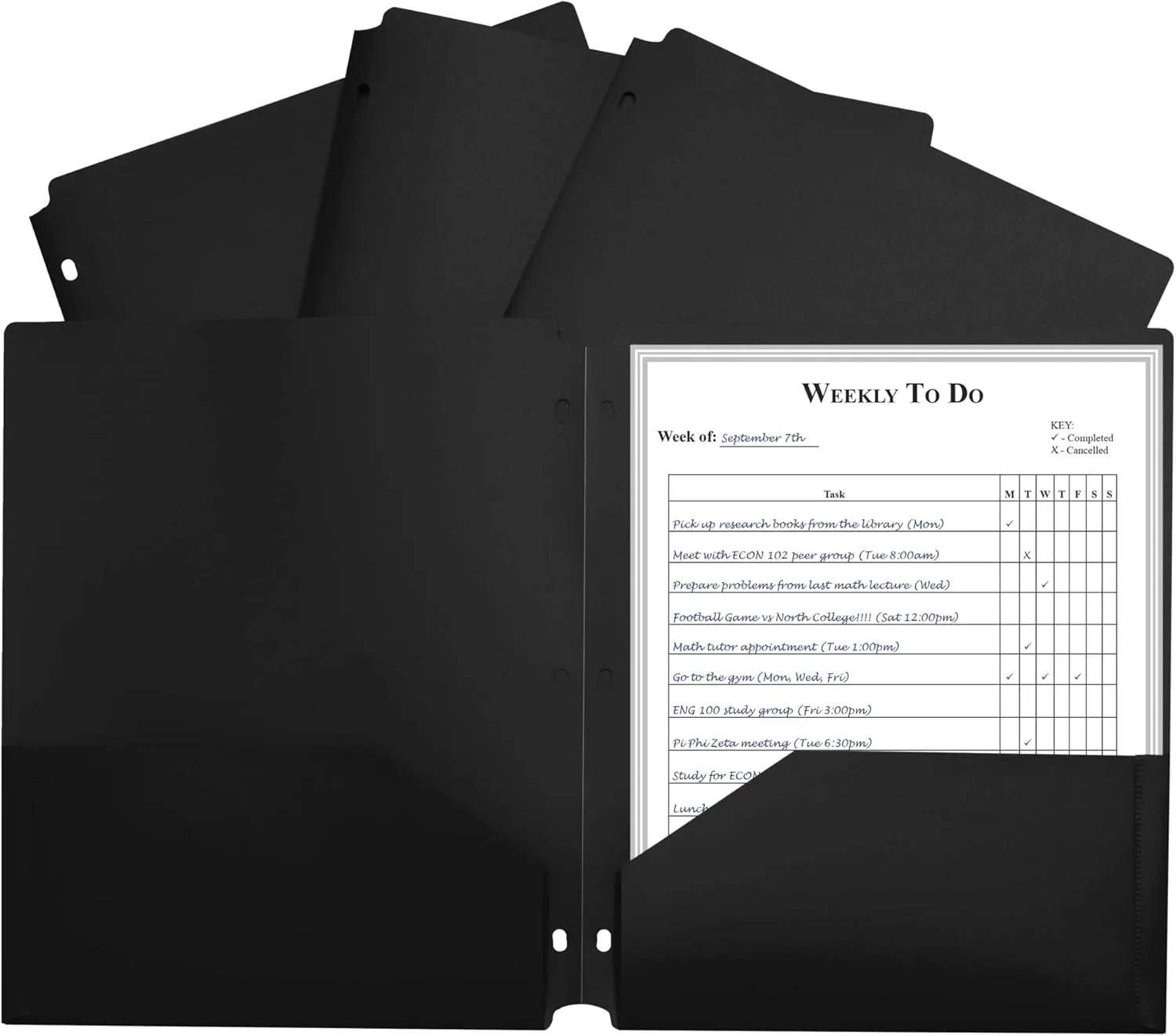 C-Line 2-Pocket Heavyweight Poly Portfolio Pocket