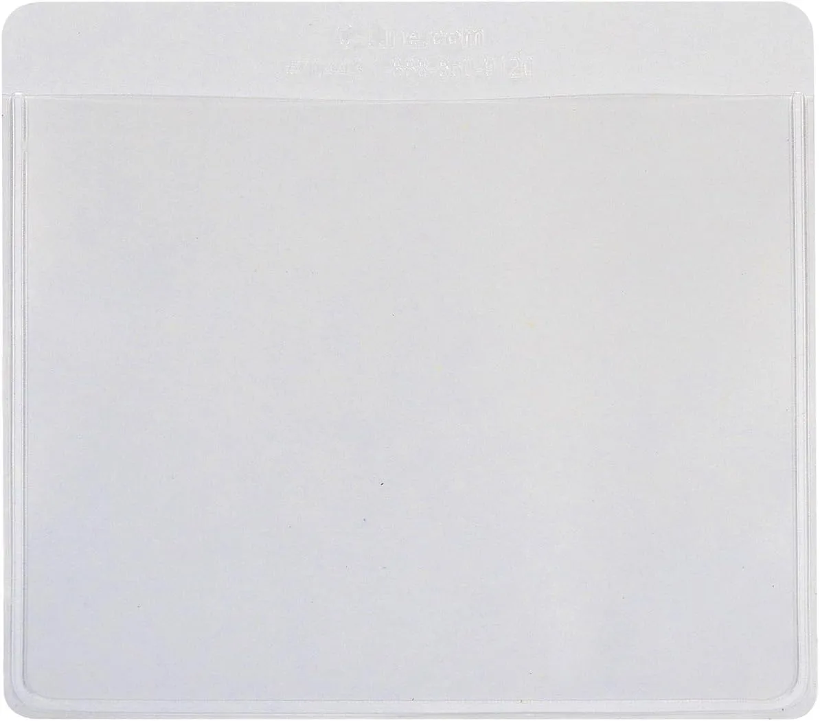 C-Line-70443 Self-Adhesive Labeling Pockets, Pack of 25, 3-1/2 x 2-3/4 in 3-1/2" x 2-3/4"