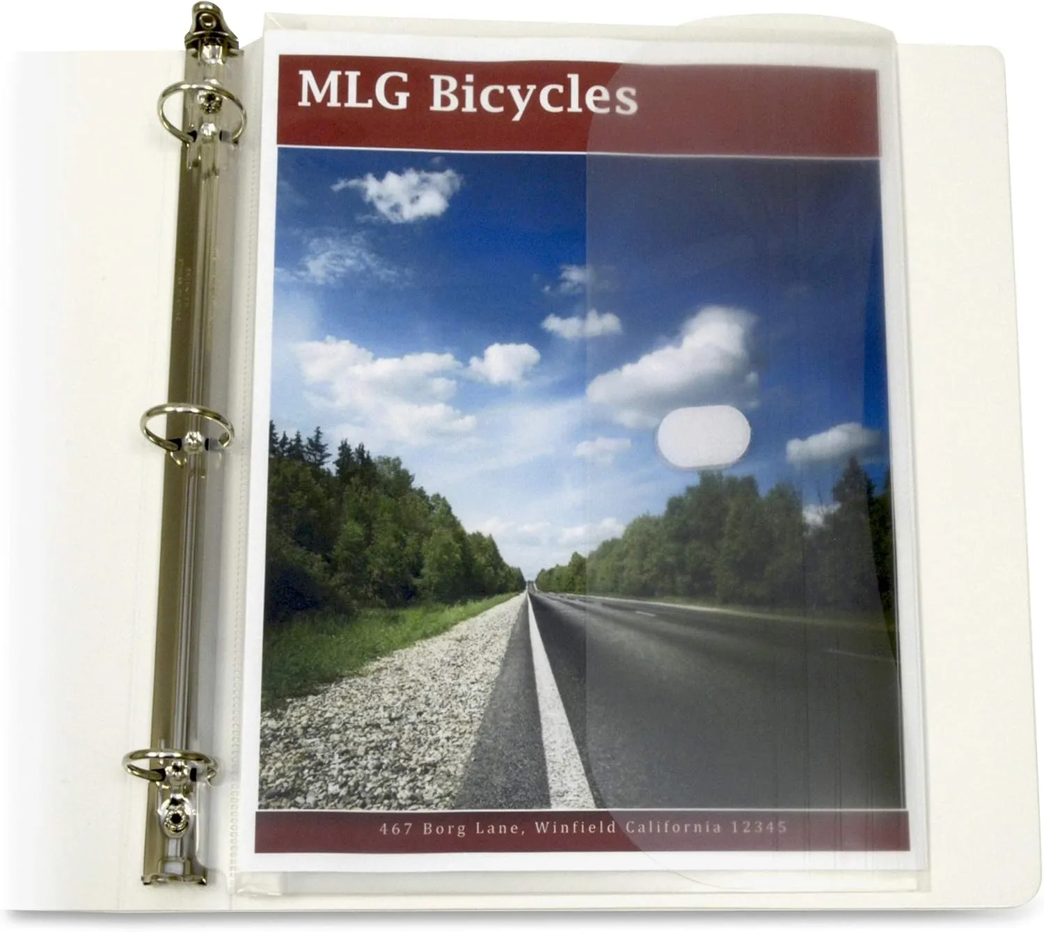 C-Line Poly Binder Pockets, 9.25 x 11.5, Clear, 5/Pack