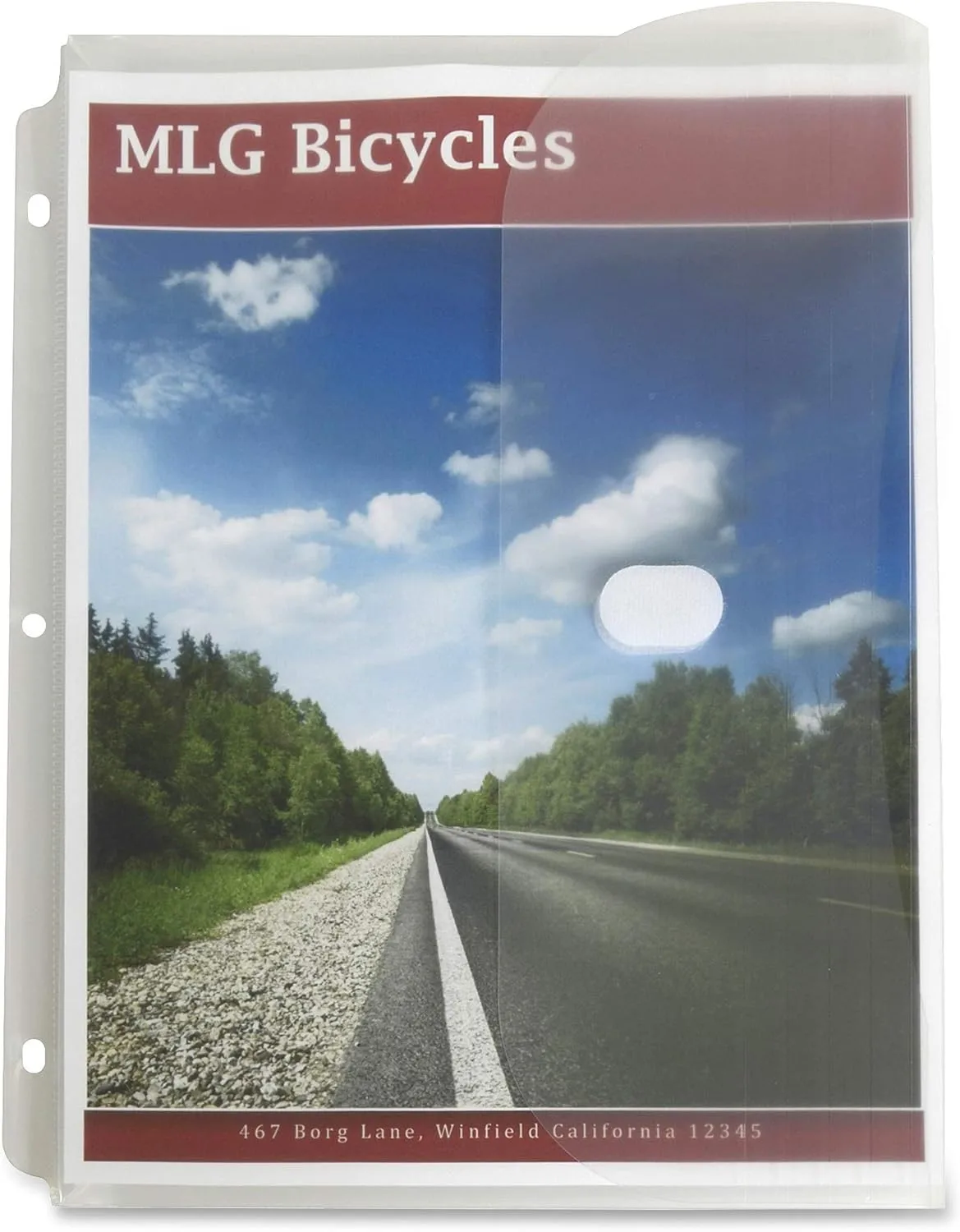 C-Line Poly Binder Pockets, 9.25 x 11.5, Clear, 5/Pack