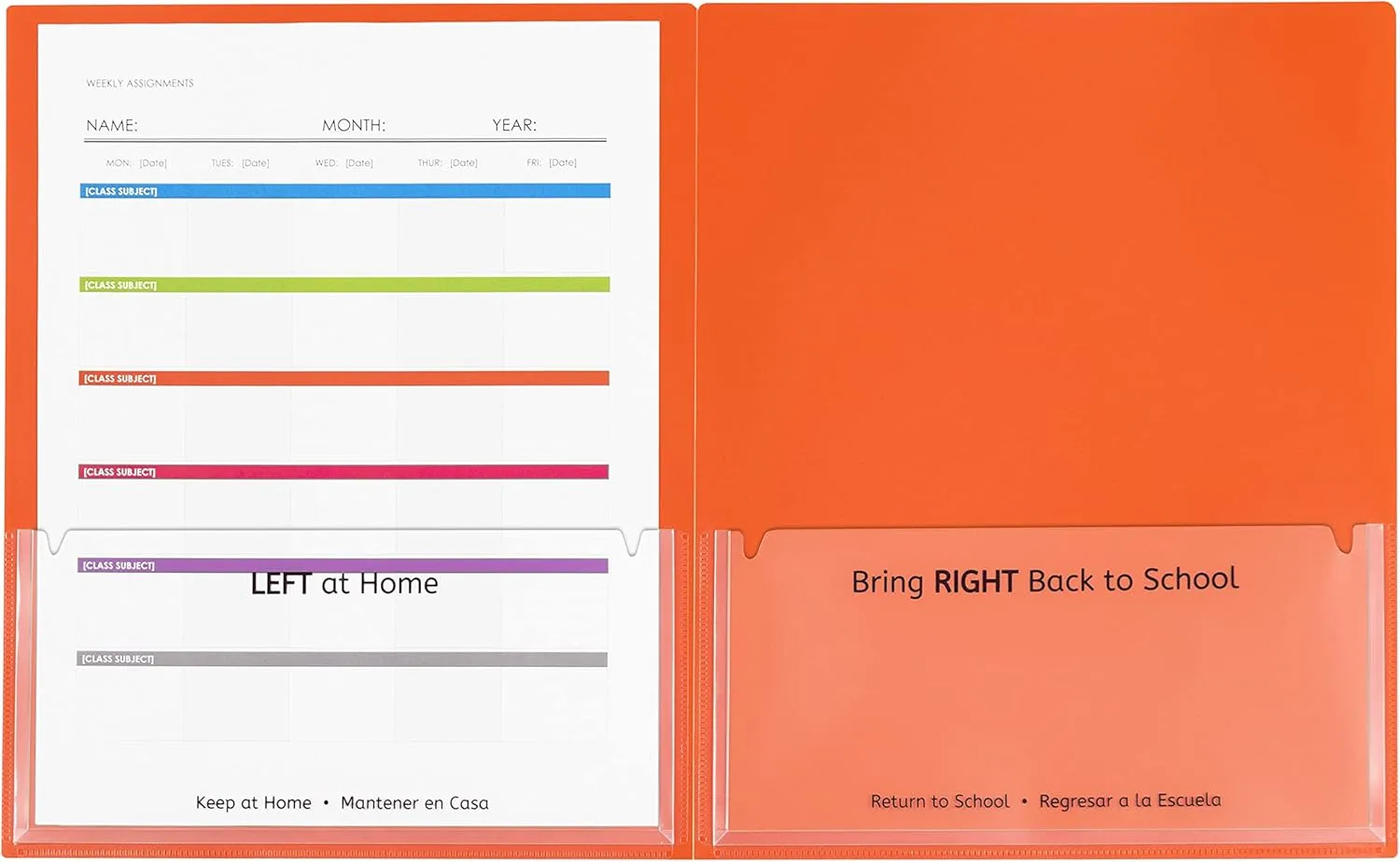 C-LINE Classroom Connector School-to-Home Folders