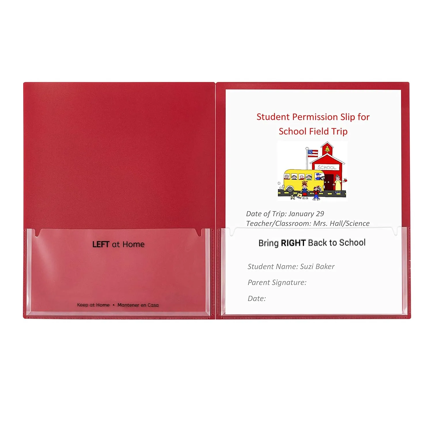 C-LINE Classroom Connector School-to-Home Folders