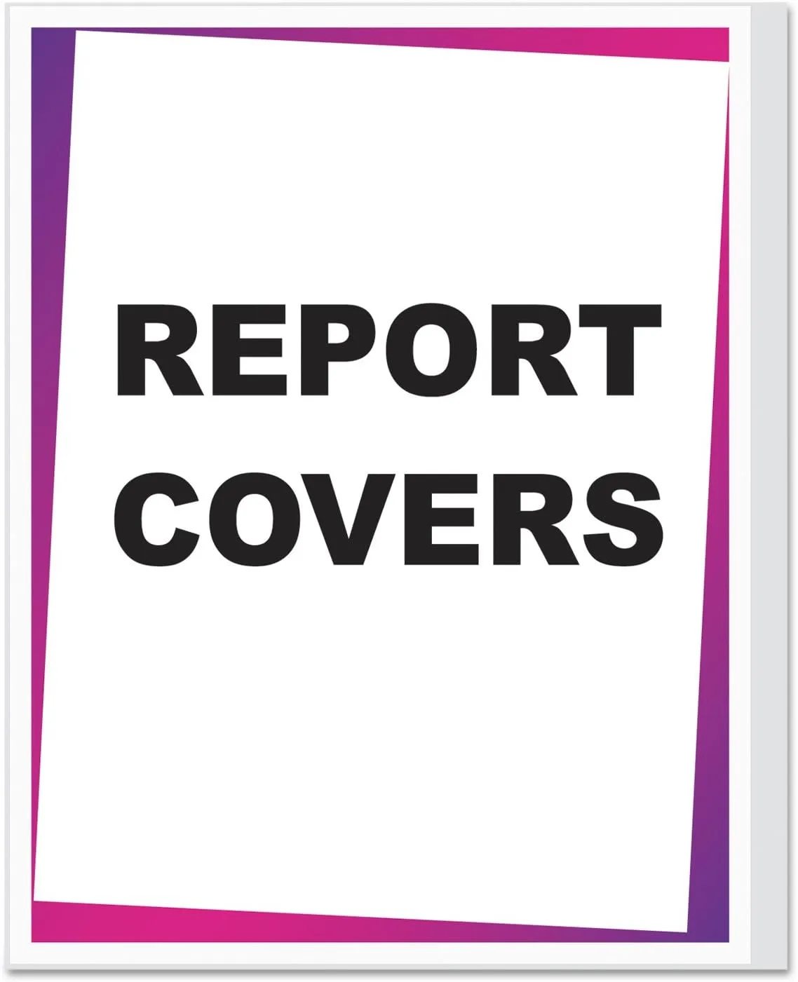 C-Line Clear Report Covers, Letter Size (8.5 x 11), 100/Box