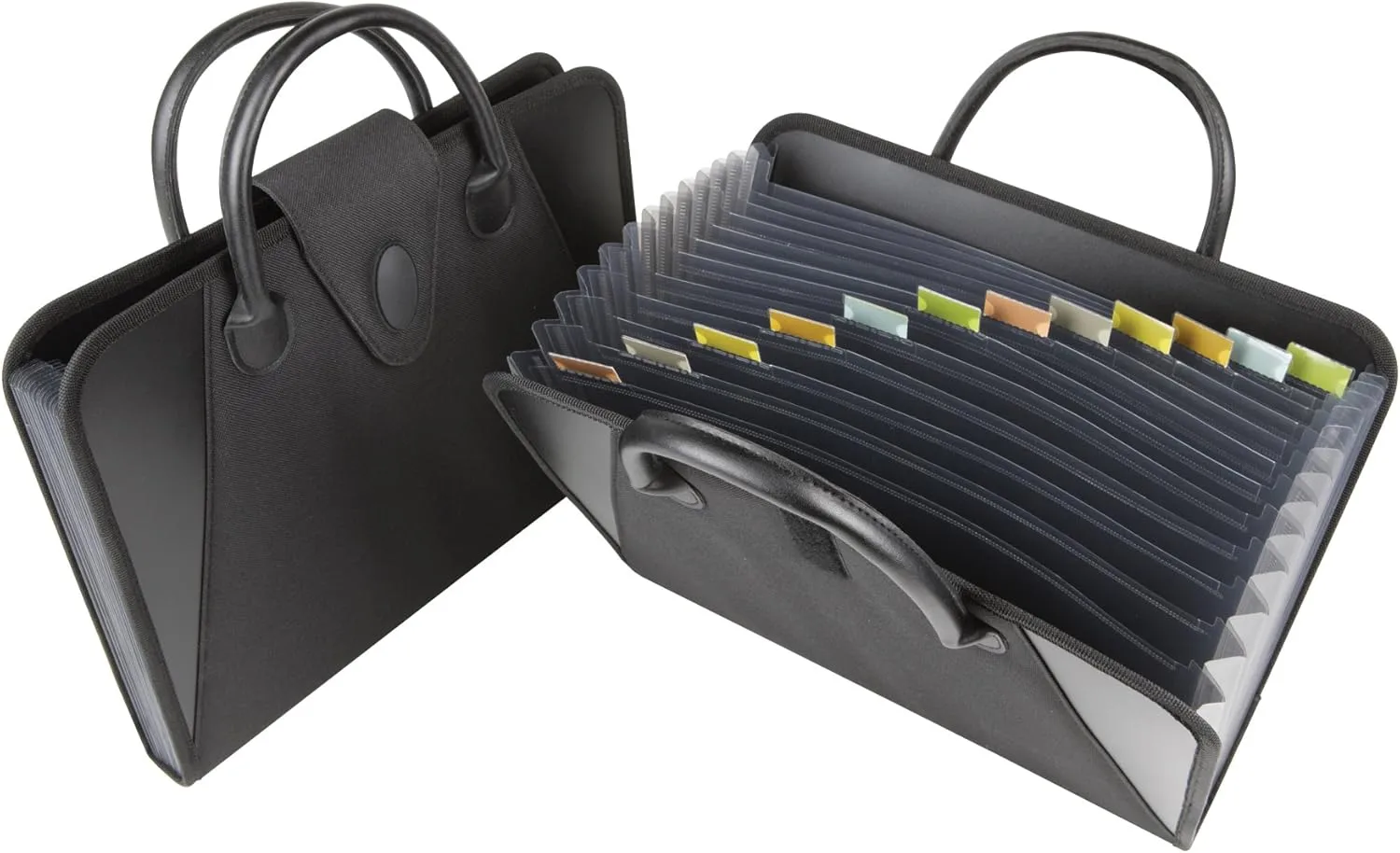 C-Line Expanding File with Handles, Letter Size, Black (48211)