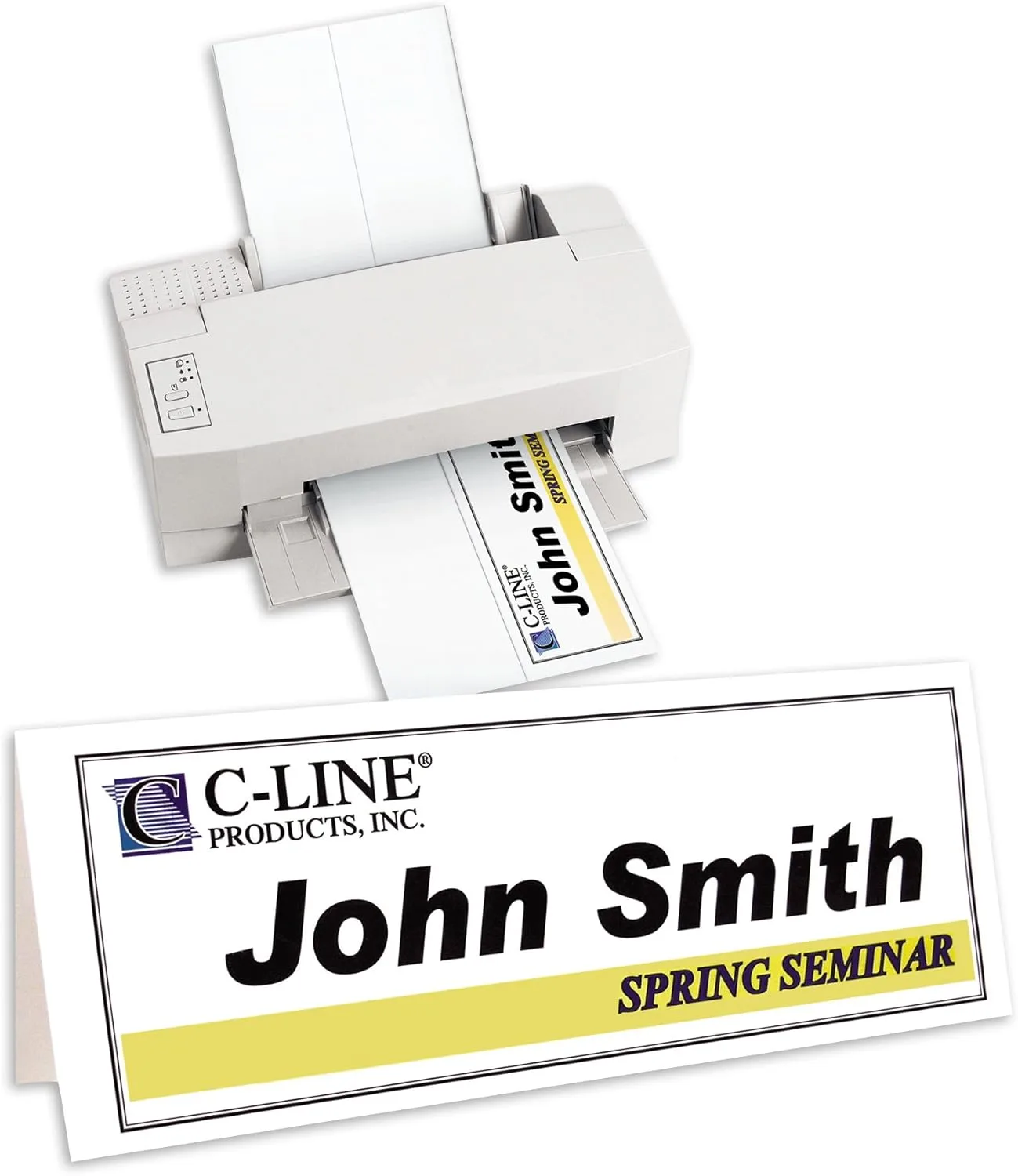 C-Line Name Tent Holders & Scored Name Tent Cards