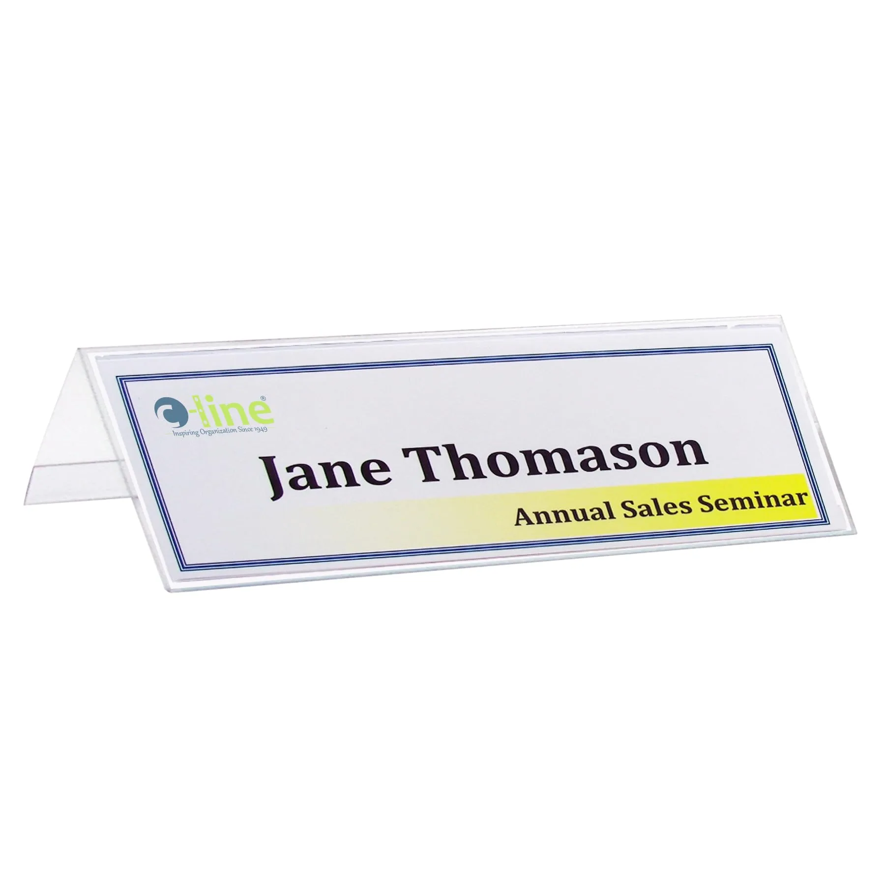 C-Line Name Tent Holders & Scored Name Tent Cards