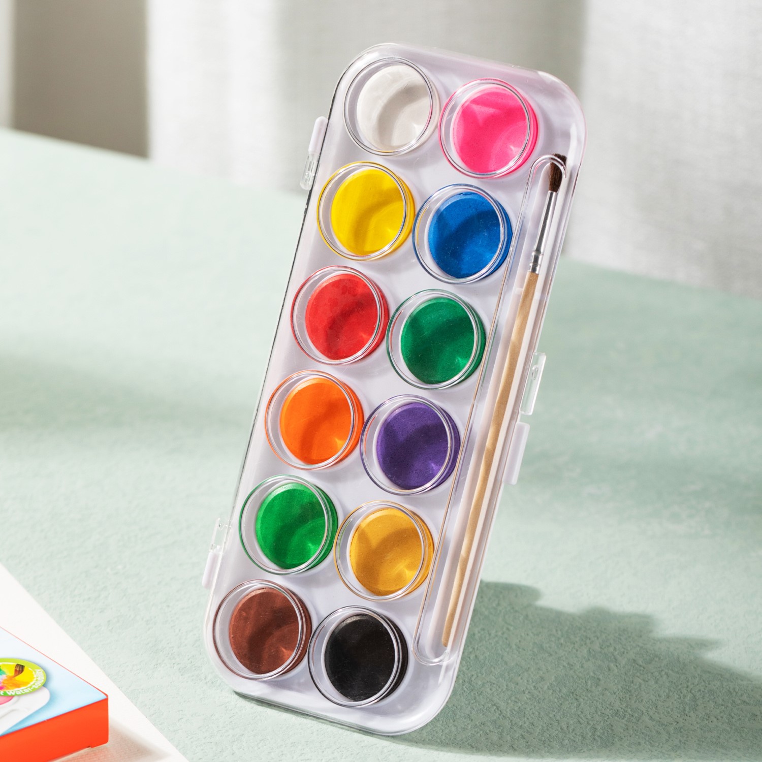 DELI C20-12 WATERCOLOR PAINTS 12 COLORS