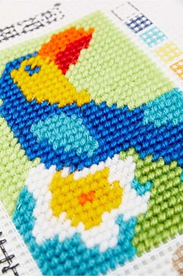 Kit per imparare a ricamare - DMC Tucano Kit per imparare a ricamare - DMC Tucano