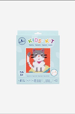 DMC Kids' Kit - Kit Tappezzeria MAYA IL GATTO (C09N244K)