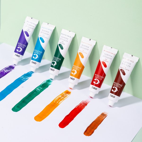 DELI C12-24 ACRYLIC PAINT COLOR 12ML 24C