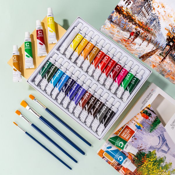 DELI C12-24 ACRYLIC PAINT COLOR 12ML 24C