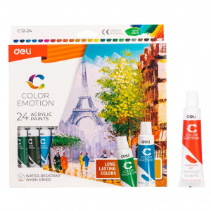 DELI C12-24 ACRYLIC PAINT COLOR 12ML 24C