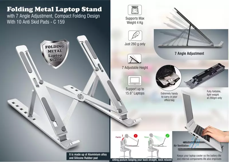 Folding Metal Laptop stand