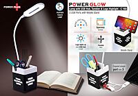 PowerGlow Table Lamp with USB hub