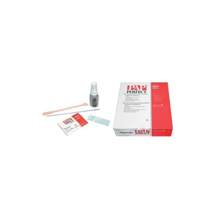 Pap-Perfect® Pap Smear Collection Kit – Plastic Spatula & Slide Transporter, Non-Sterile