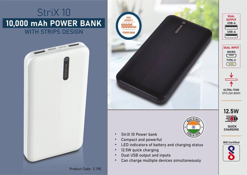 Strix 10: 10,000 mAh Power bank