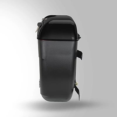 STUDDS SIDE BOX SAFARI WITH MAIN FRAME & UNIVERSAL FITMENT CLAPMS BLACK