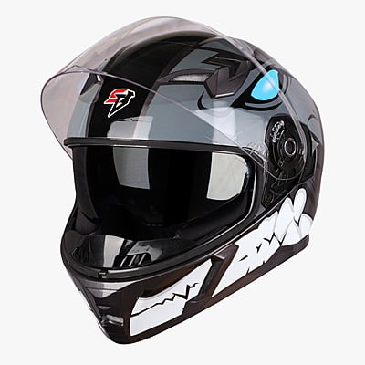 STEELBIRD SBA-21 ISS BORN READY MATT H.GREY C/V (L)