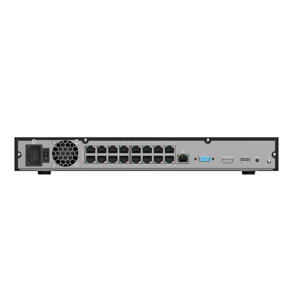 N236-16P 36ch 16-PoE Port IP NVR