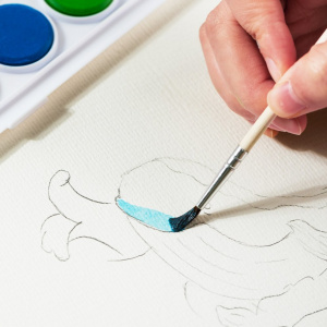 DELI C20-8 WATERCOLOR PAINTS 8 COLORS