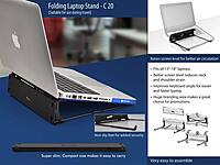 Folding laptop stand