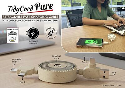 TidyCord Pure: Retractable Fast
