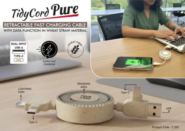 TidyCord Pure: Retractable Fast