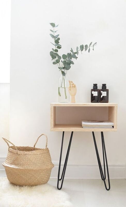 Boho Chicane Solid Wood End Table Boho Chicane Solid Wood End Table