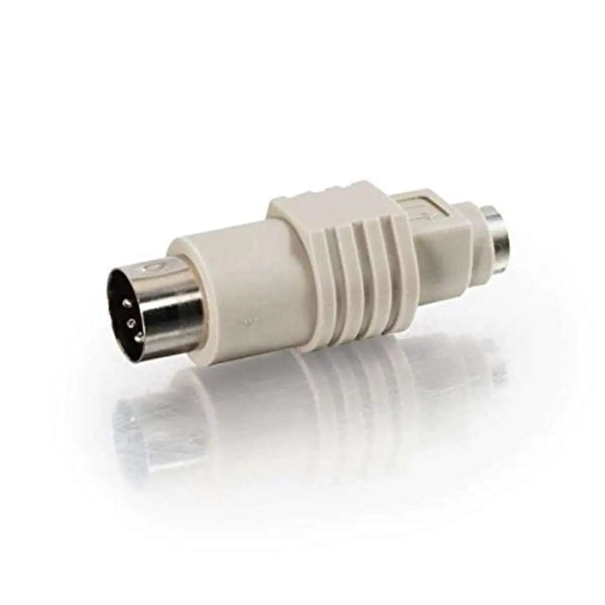 C2G 02475 PS/2 Female to AT Male Keyboard Adapter, Beige Female to AT Male Adapter