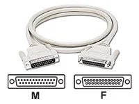 C2G 02655 DB25 M/F Serial RS232 Extension Cable, Beige (6 Feet, 1.82 Meters)