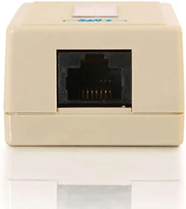 C2G 03835 1-Port Cat5e Surface Mount Box, White