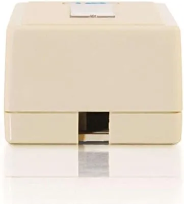 C2G 03835 1-Port Cat5e Surface Mount Box, White