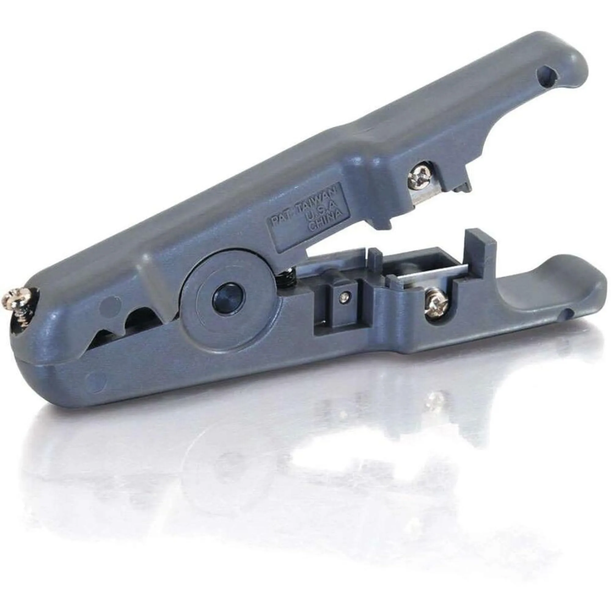 C2G/Cables to Go 04624 Round/Flat Multi-Conductor Cutter and Stripper - TAA Compliant