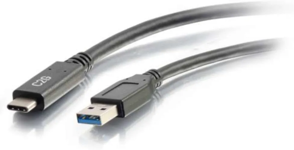 C2G 3ft USB to USB C Cable – 3.0 USB Type C Charger Cable works with Apple iPhone 15/15 Pro, Samsung