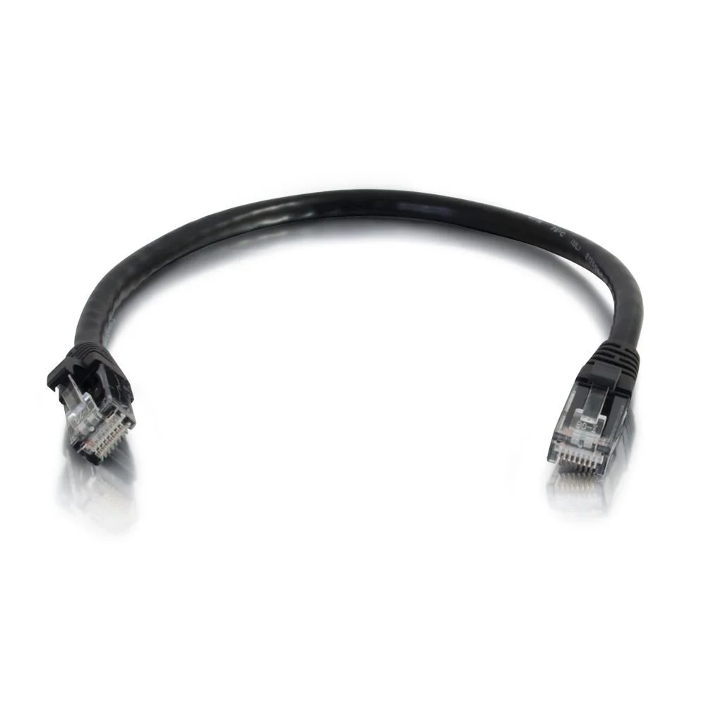 C2G 6ft Cat5e Ethernet Cable - Snagless Unshielded (UTP) - Black - RJ-45 Male to RJ-45 Male