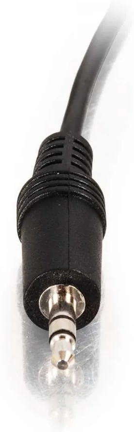 C2G Legrand 3.5MM Stereo Audio Cables, 3.5MM Male to Male Cord, Black Audio Cable with In-Wall - Count, C2G 40413