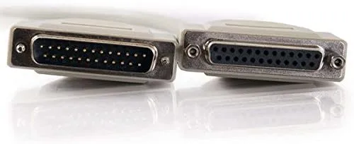 C2G/ Cables To Go C2G 02658 DB25 M/F Serial RS232 Extension Cable, Beige (15 Feet, 4.57 Meters)