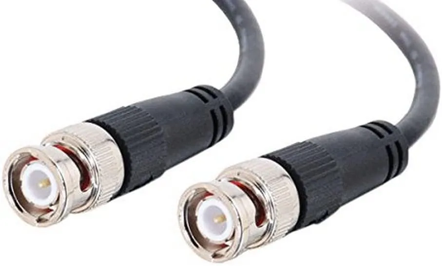 C2G 03186 RG58 BNC Thinnet Coax Cable, Black (15 Feet, 4.57 Meters)