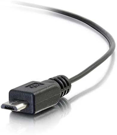 C2G Legrand USB A to B Cable, Male to Male USB Cable, Micro USB Cable, 18 Inch (1.5 Foot) Data Transfer Cable