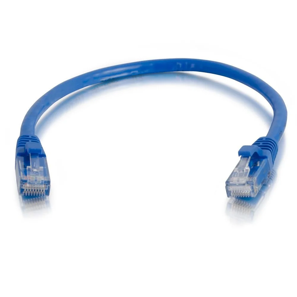 C2G 7ft Cat5e Snagless Unshielded UTP Ethernet Network Patch Cable (RJ45 M/M), Blue, Standard RJ45 Connectors
