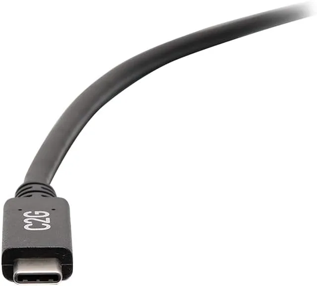 C2G 6in USB-C® Male to USB-A Male Cable - USB 3.2 Gen 1 (5Gbps)