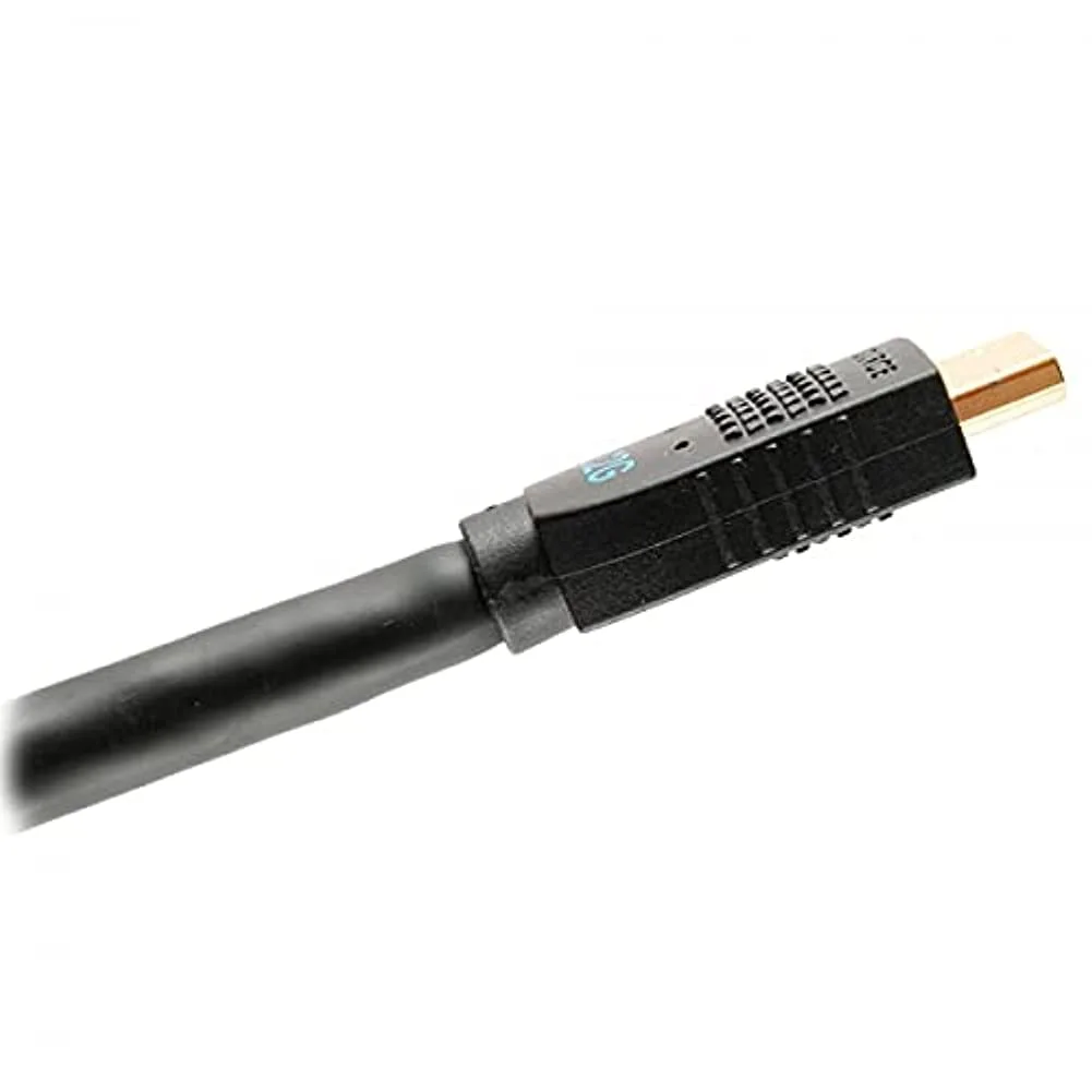 C2G 35ft Ultra Flexible 4K Active HDMI Cable Gripping 4K 60Hz - In-Wall M/M - 35 ft HDMI A/V Cable for Computer, Projector