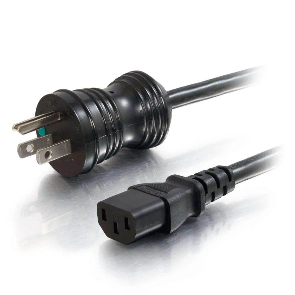 C2G Hospital-Grade Power Cord (NEMA 5-15P to IEC320C13)