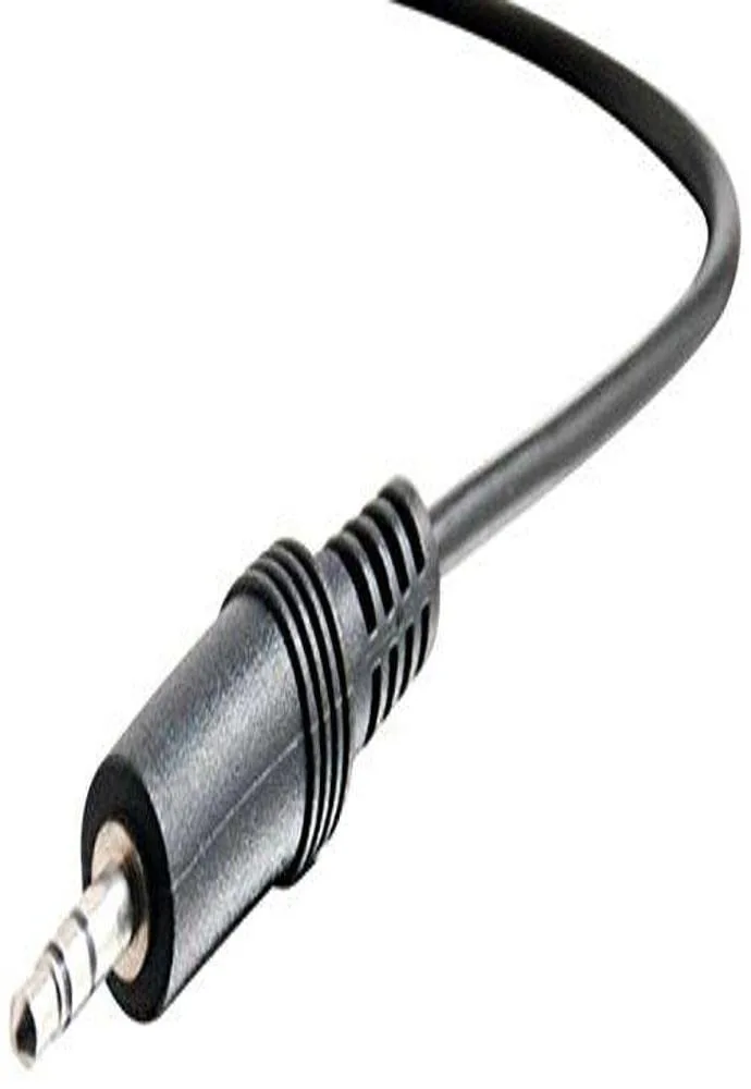C2G 25ft 3.5mm Stereo Audio Cable - AUX Cable - M/M - Mini-phone Male Stereo - Mini-phone Male Stereo - 25ft - Black