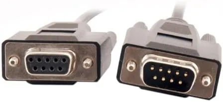 C2G/Cables to Go 52033 DB9 M/F Serial RS232 Extension Cable (25 Feet, Black)