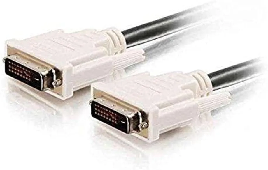 C2G 26912 DVI-D M/M Dual Link Digital Video Cable, Black (3.3 Feet, 1 Meters)
