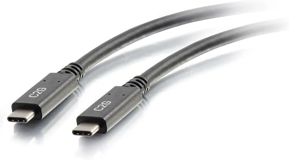 C2G 28830 USB-C Cable - USB-C 3.1 (Gen 1) Male to Male Cable (3A Charging) (3 Feet, 0.91 Meters)